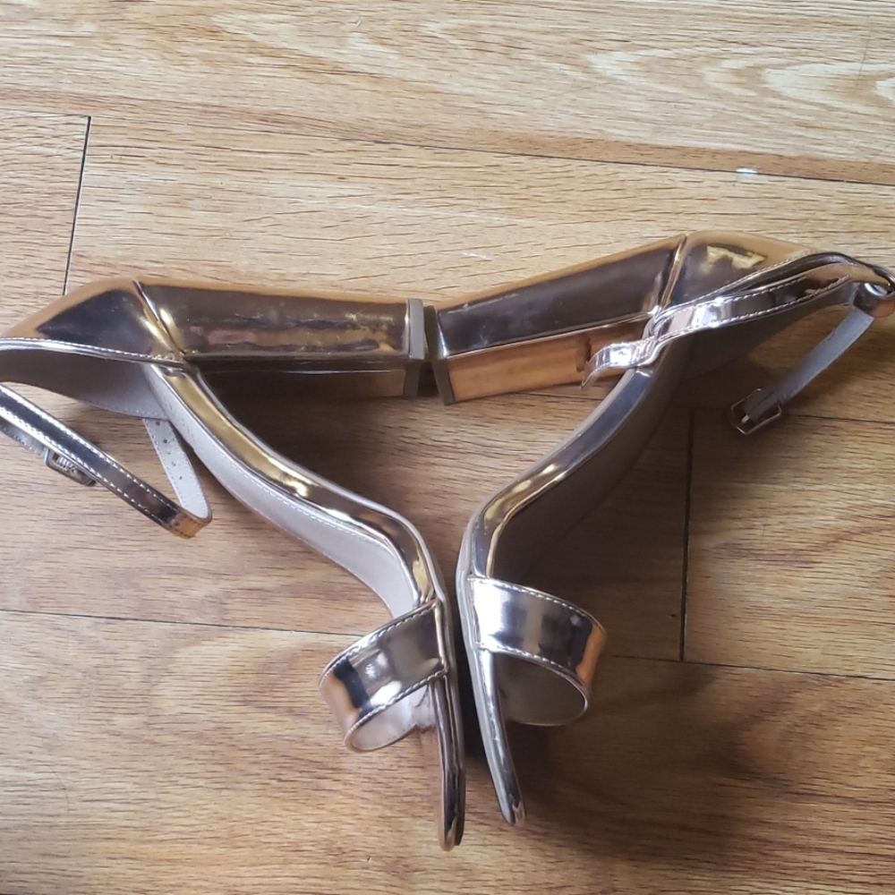Rose gold high heels - Picture 5 of 8